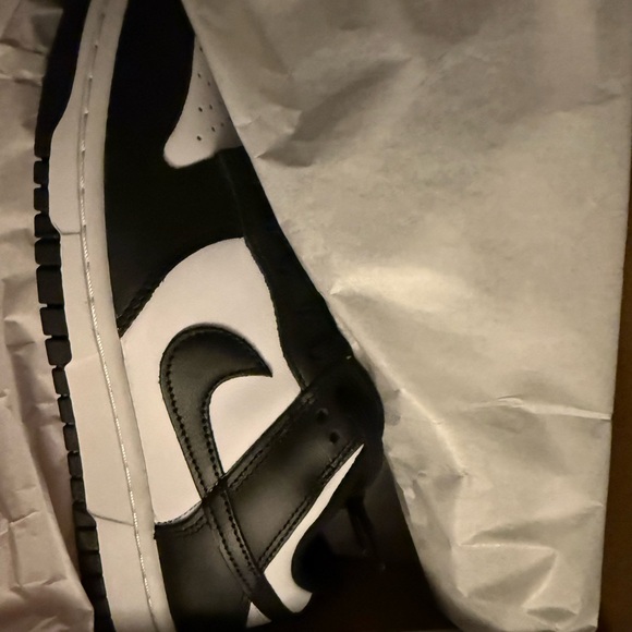 Nike Dunk Low in White and Black - Picture 3 of 5